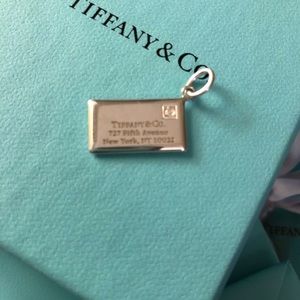 Tiffany Sterling Diamond Envelope Charm